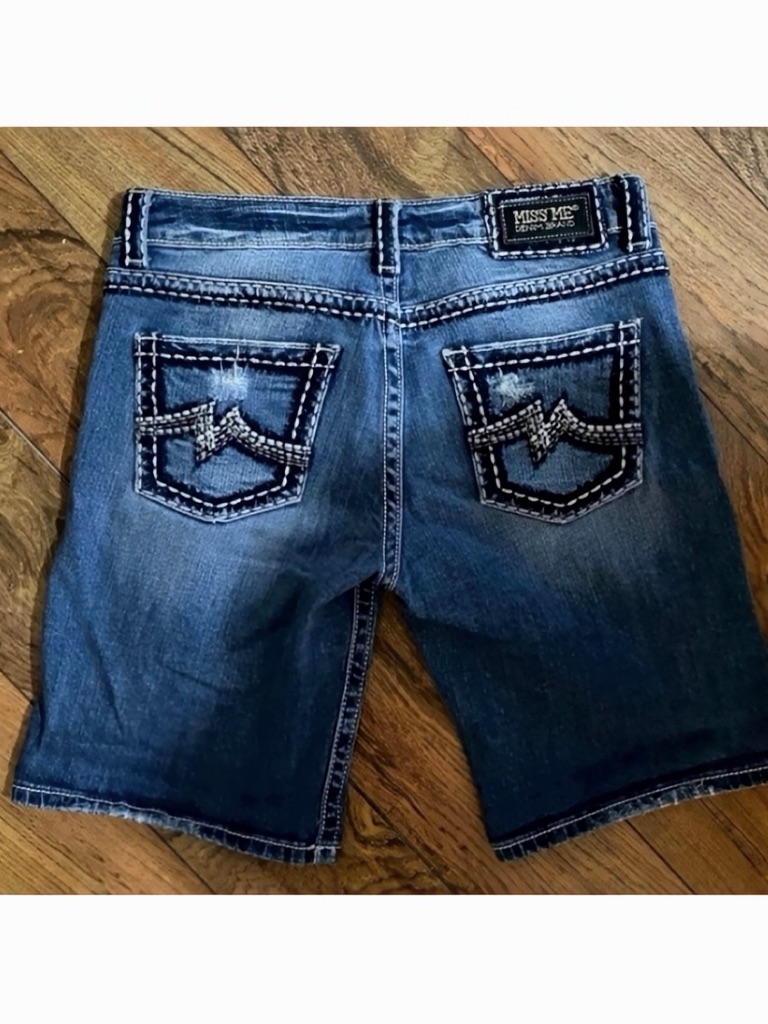 Gorgeous Miss Me Boyfriend Bermuda Shorts With 10 Inseam